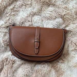 Zara Elegant Brown Leather Women's Bag